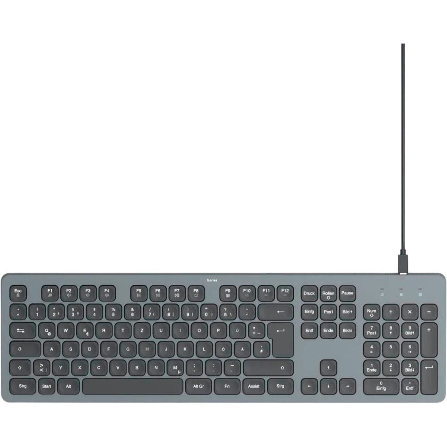 hama CK-400 Tastatur kabelgebunden schwarz | 173058