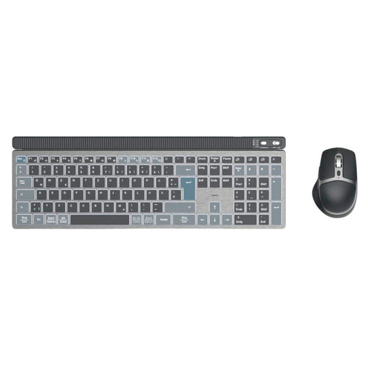 hama WK-750 Tastatur-Maus-Set kabellos grau | 173069