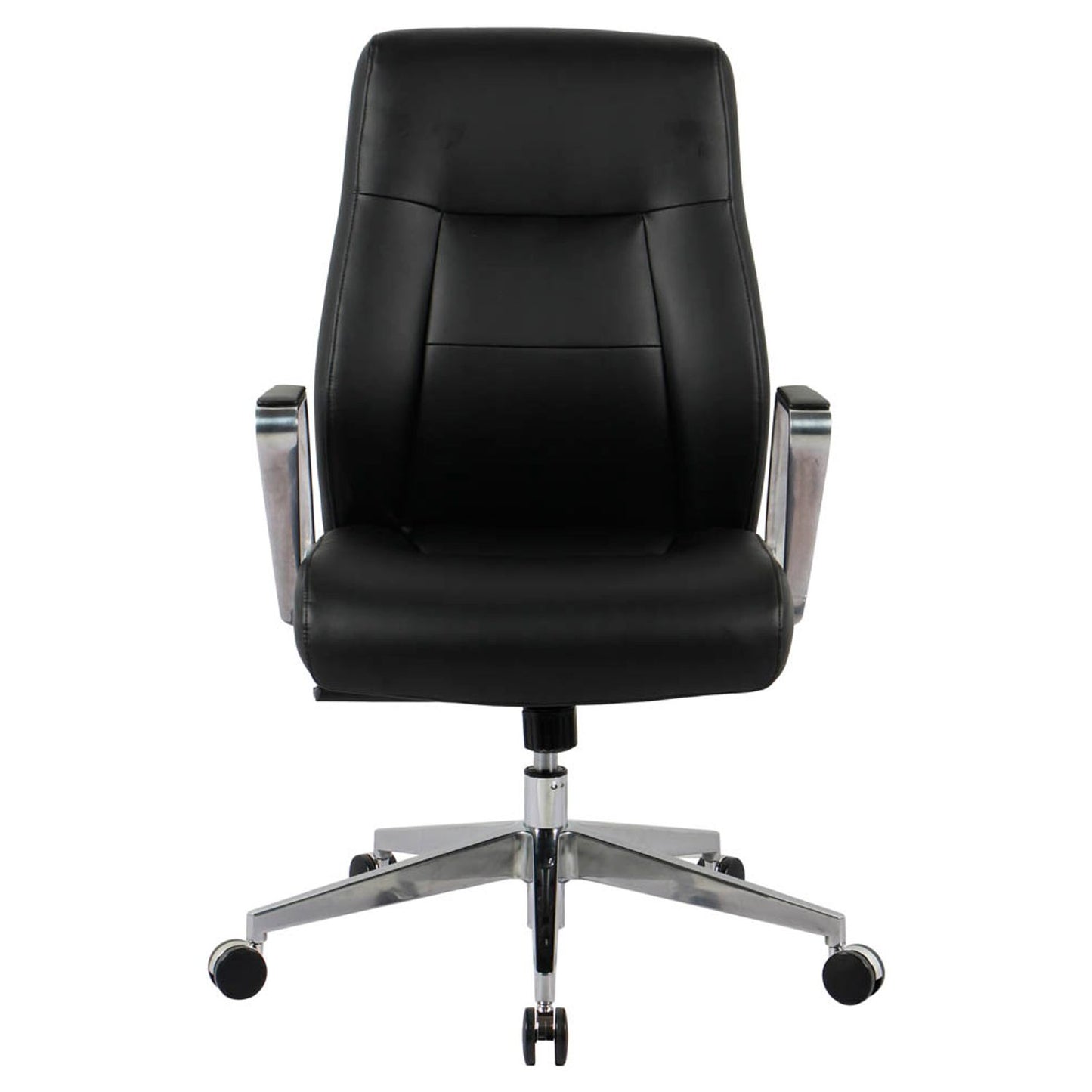 neutral Chefsessel, Kunstleder schwarz, Gestell schwarz | 10011