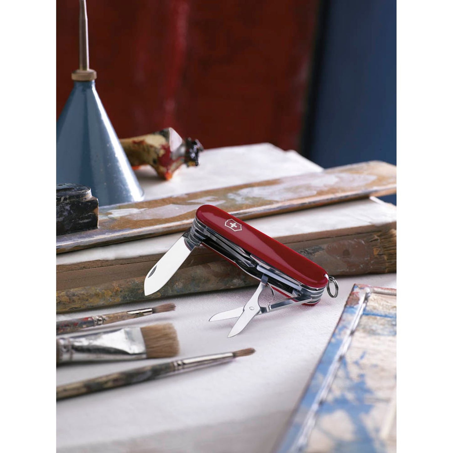 VICTORINOX Explorer Schweizer Taschenmesser rot | 1.6703