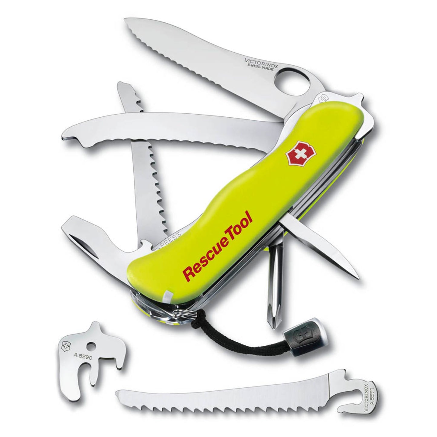 VICTORINOX RescueTool Schweizer Taschenmesser gelb | 0.8623.MWN