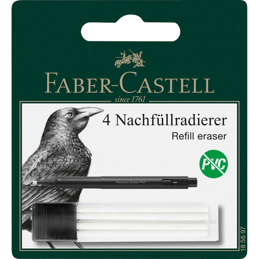 FABER-CASTELL Radiergummis Precision Eraser Pen Ersatz weiß | 185697