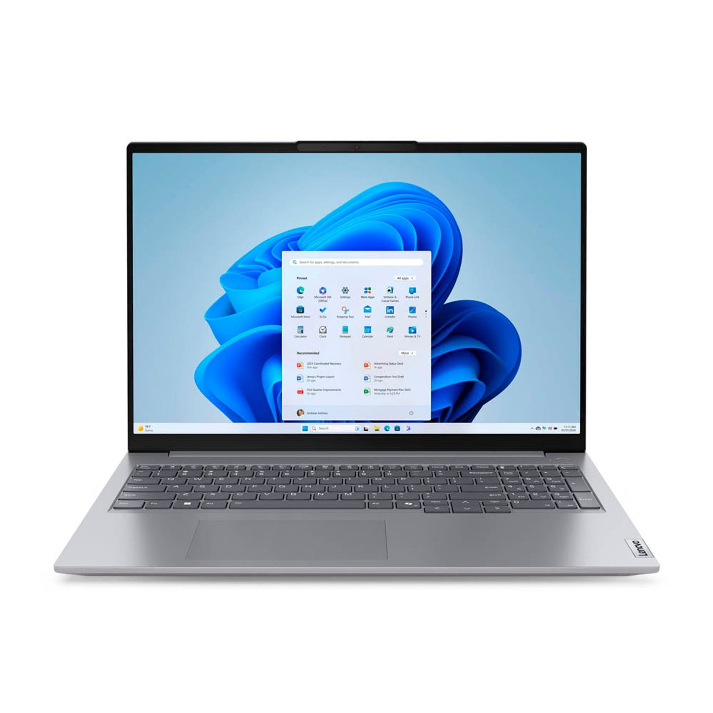 Lenovo ThinkBook 16 G7 ARP Notebook 40,6 cm (16,0 Zoll), 8 GB RAM, 256 GB SSD, AMD Ryzen 5 7535HS | 21MW0020GE