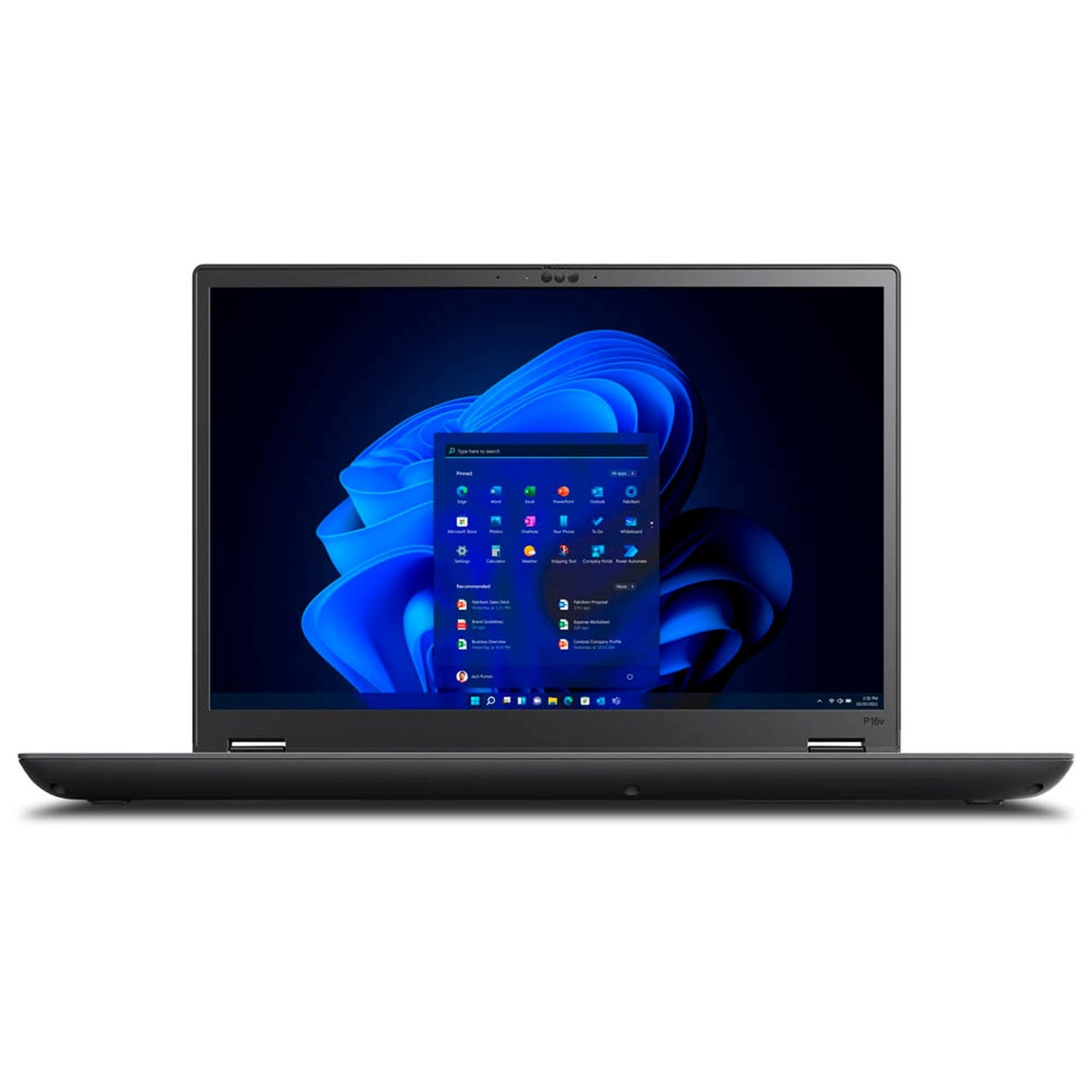 Lenovo ThinkPad P16v G2 2 Notebook 40,6 cm (16,0 Zoll), 64 GB RAM, 1 TB SSD, Intel® Core™ Ultra 7 155H | 21KX001HGE