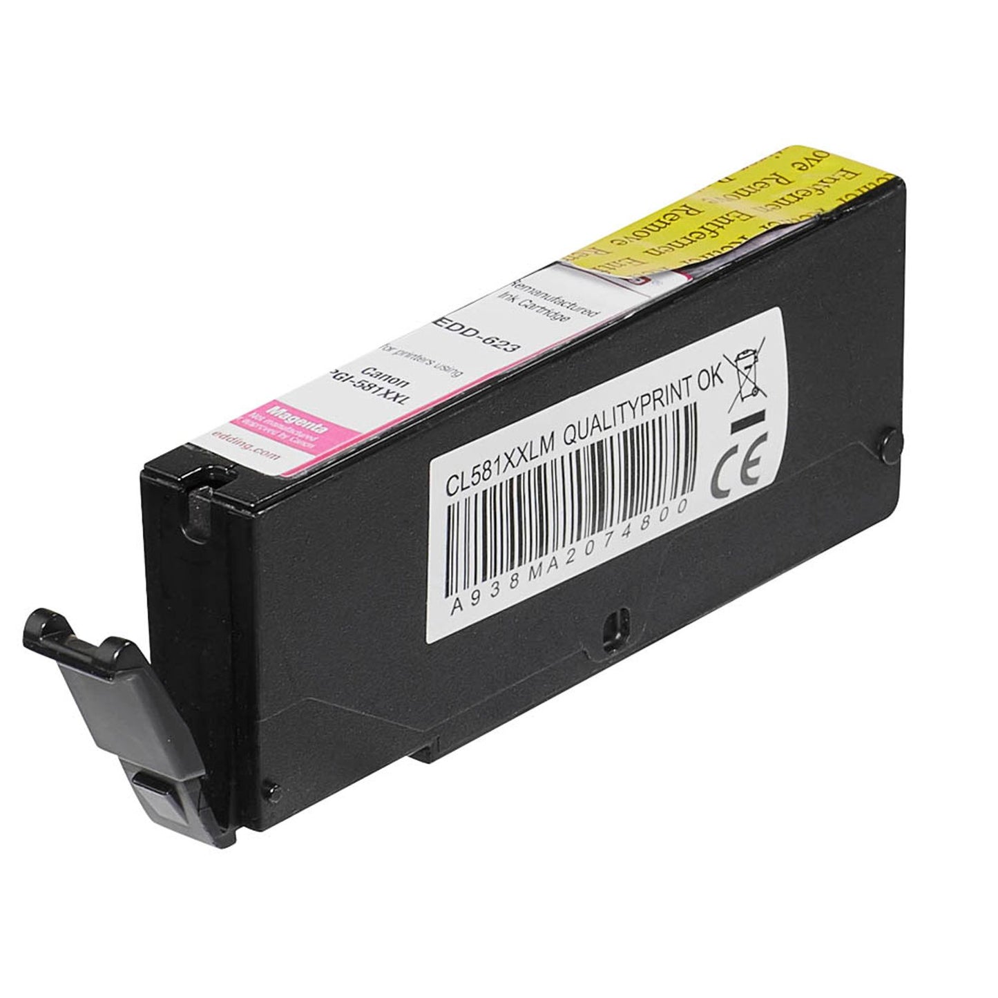 edding EDD-623 magenta Druckerpatrone kompatibel zu Canon CLI-581XXL M | 18-623