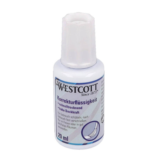 WESTCOTT Korrekturflüssigkeit 20,0 ml | E-743915 00