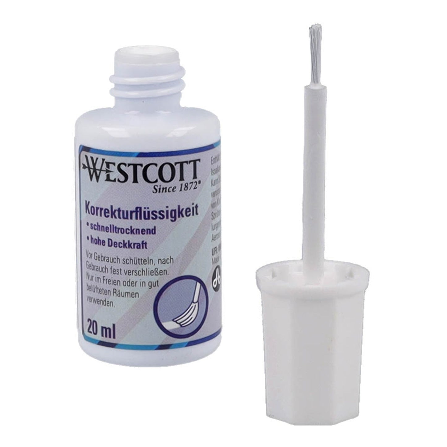 WESTCOTT Korrekturflüssigkeit 20,0 ml | E-743915 00