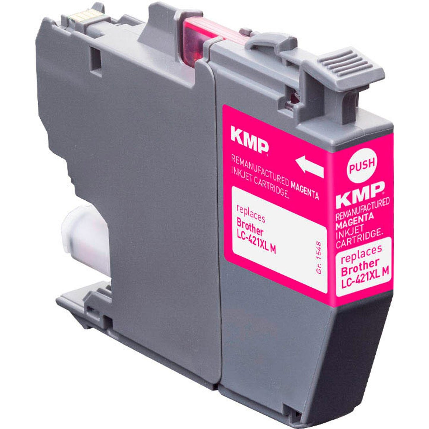 KMP magenta Druckerpatrone kompatibel zu brother LC-421XLM | 1548,4006