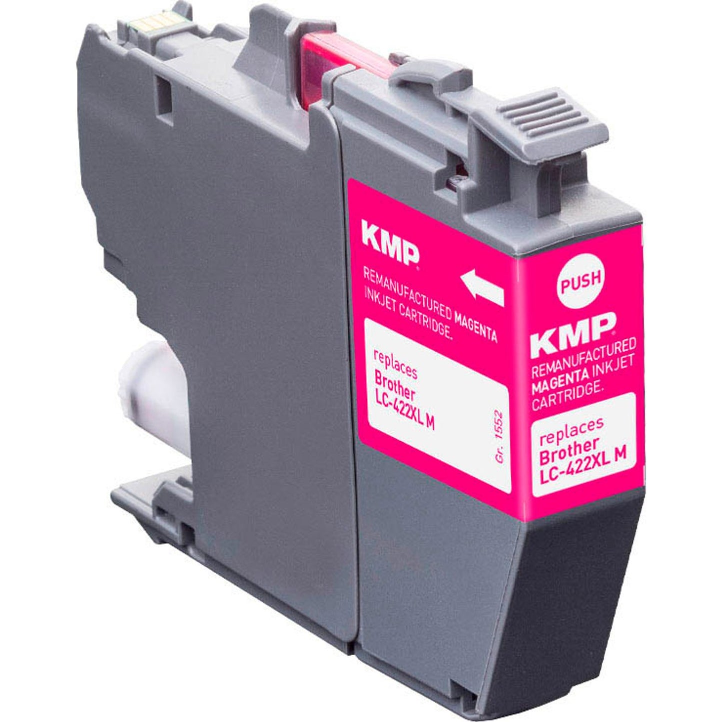 KMP magenta Druckerpatrone kompatibel zu brother LC-422XLM | 1552,4006