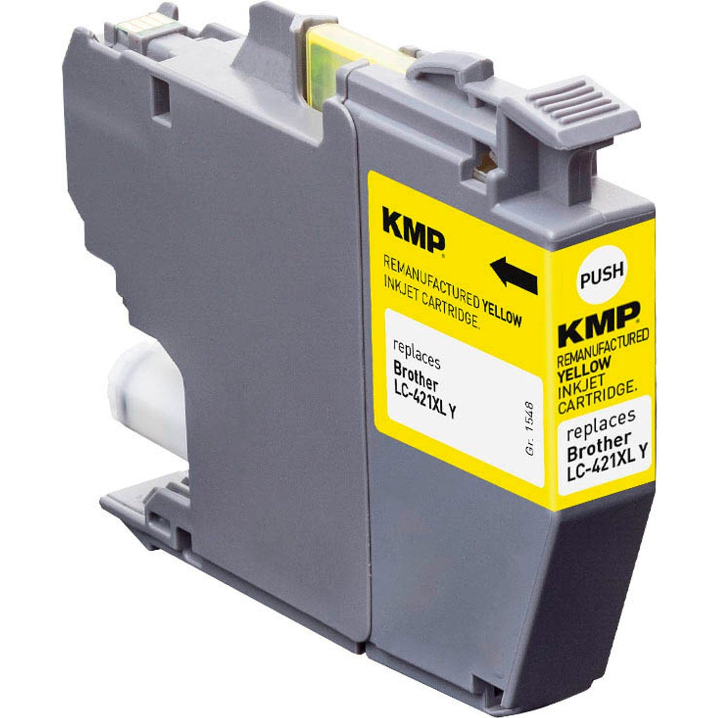 KMP gelb Druckerpatrone kompatibel zu brother LC-421XLY | 1548,4009