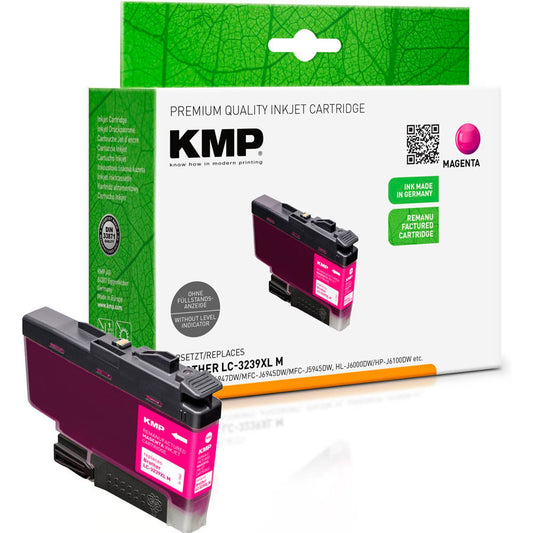 KMP magenta Druckerpatrone kompatibel zu brother LC-3239XLM | 1543,4006
