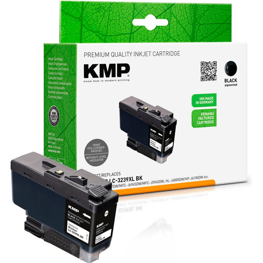 KMP schwarz Druckerpatrone kompatibel zu brother LC-3239XLBK | 1543,4001