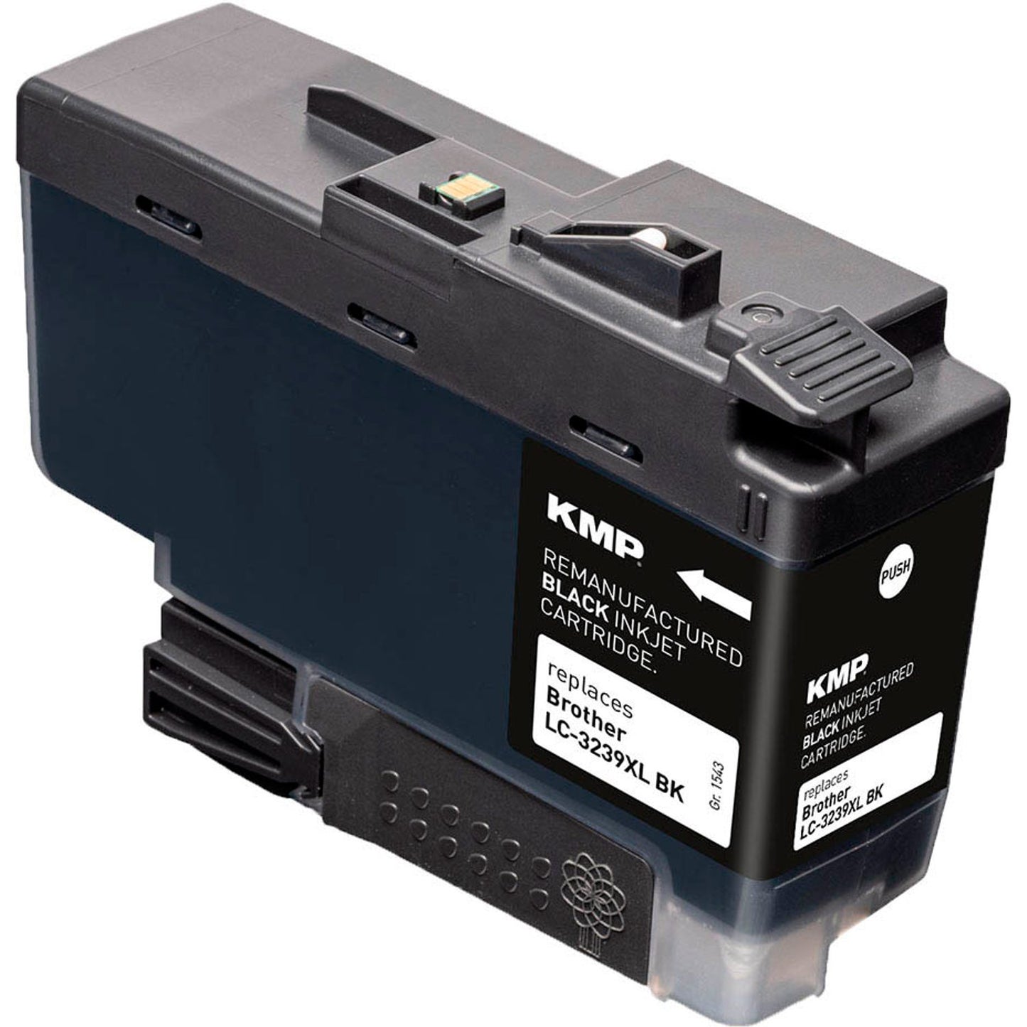 KMP schwarz Druckerpatrone kompatibel zu brother LC-3239XLBK | 1543,4001