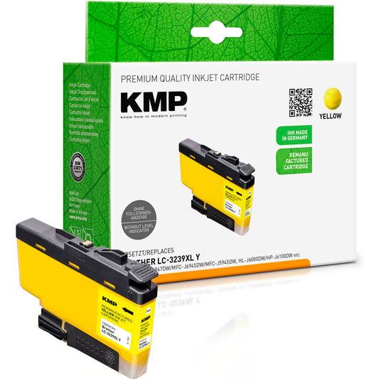 KMP gelb Druckerpatrone kompatibel zu brother LC-3239XLY | 1543,4009