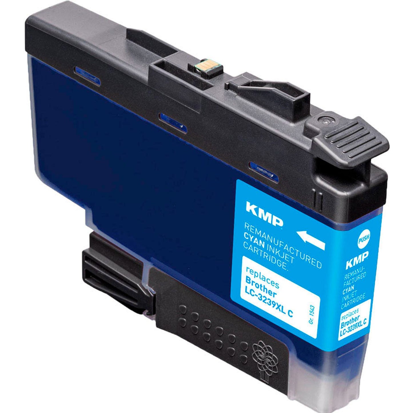 KMP cyan Druckerpatrone kompatibel zu brother LC-3239XLC | 1543,4003