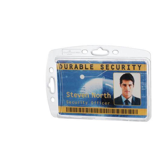 DURABLE Ausweishalter Hartbox transparent | 890519 | 1 Pack = 10 St.