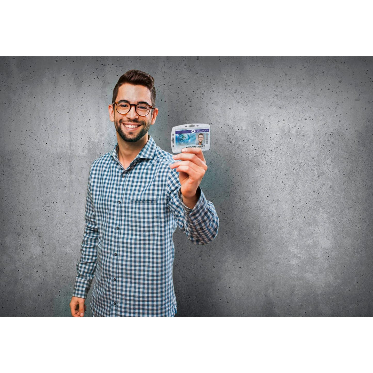 DURABLE Ausweishalter Hartbox transparent | 890519 | 1 Pack = 10 St.
