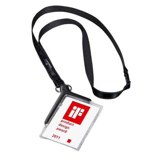 DURABLE Ausweishalter mit Textilband transparent | 820758 | 1 Pack = 10 St.