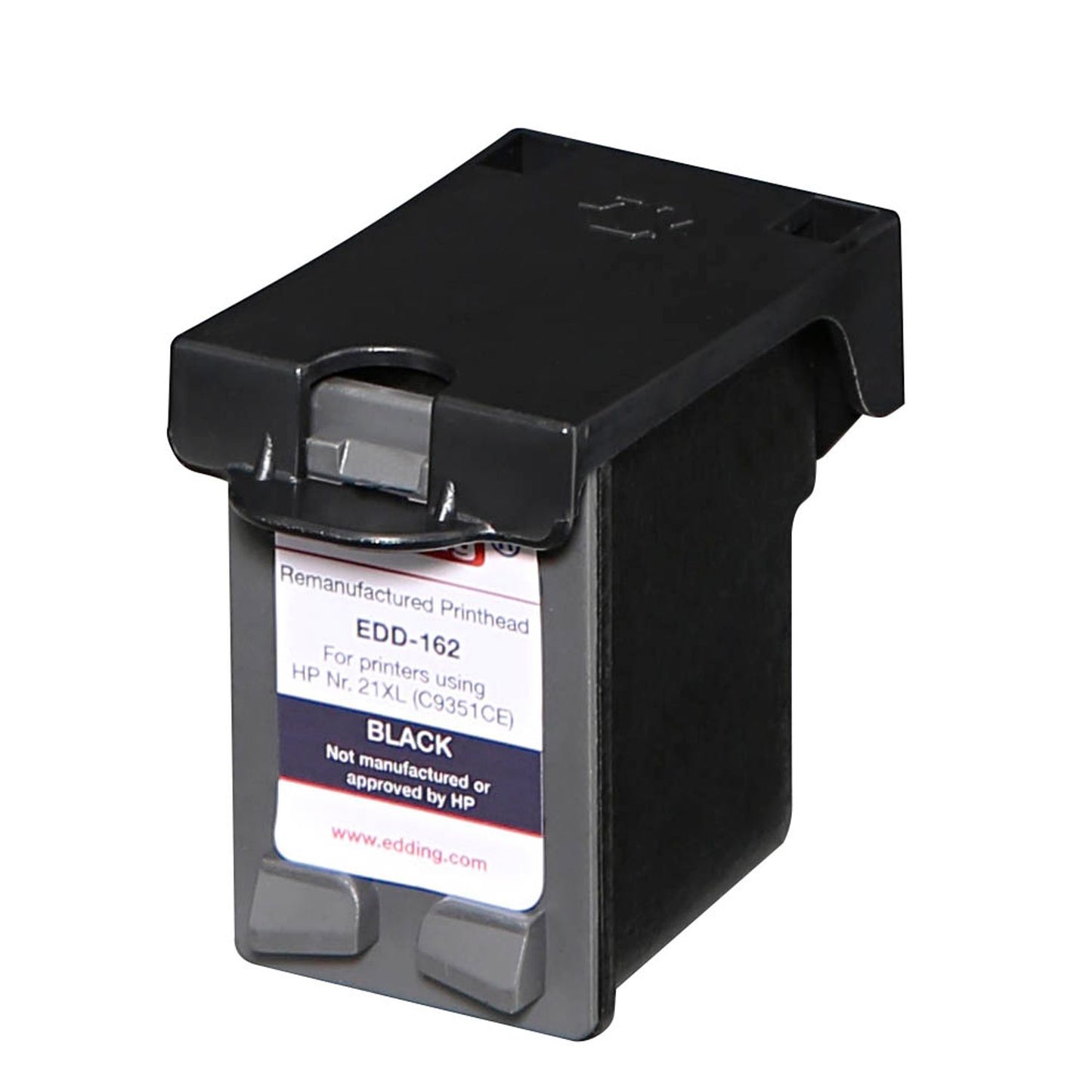 edding EDD-162 schwarz Druckerpatrone kompatibel zu HP 21XL (C9351AE) | 18-162