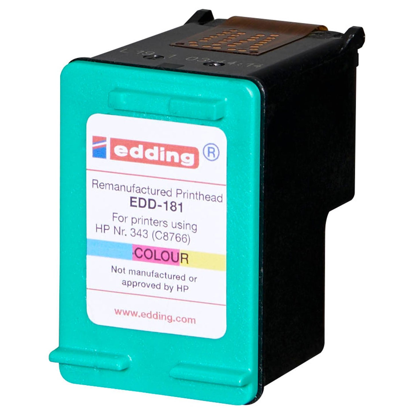 edding EDD-181 color Druckerpatrone kompatibel zu HP 343 (C8766EE) | 18-181