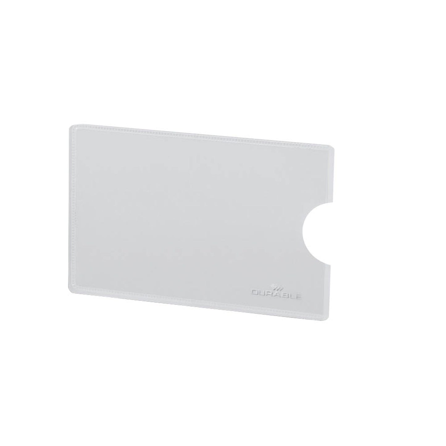 DURABLE Kreditkartenhülle RFID SECURE transparent 5,4 x 8,6 cm | 890319 | 1 Pack = 3 St.
