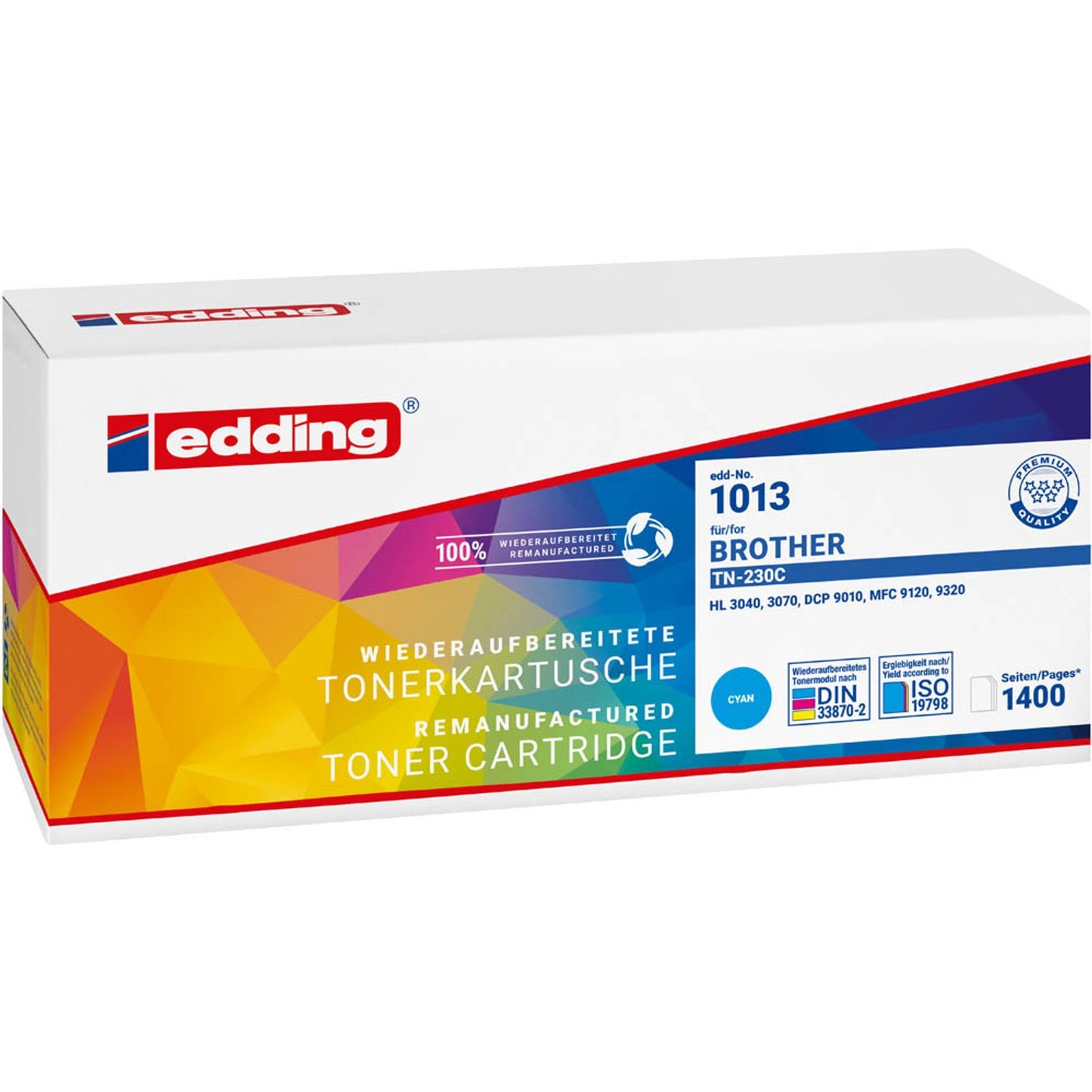 edding cyan Toner kompatibel zu brother TN-230C | 18-1013