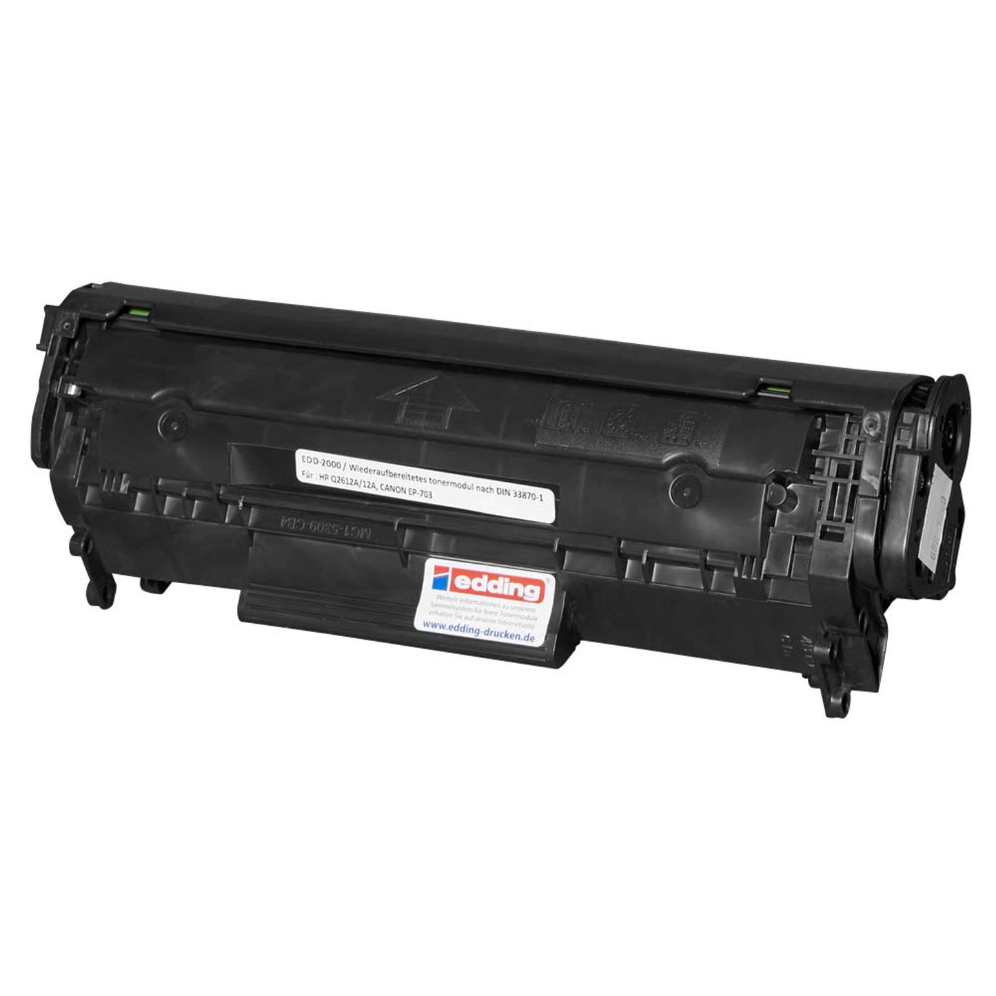 edding EDD-2000 schwarz Toner kompatibel zu HP 12A (Q2612A) | 18-2000