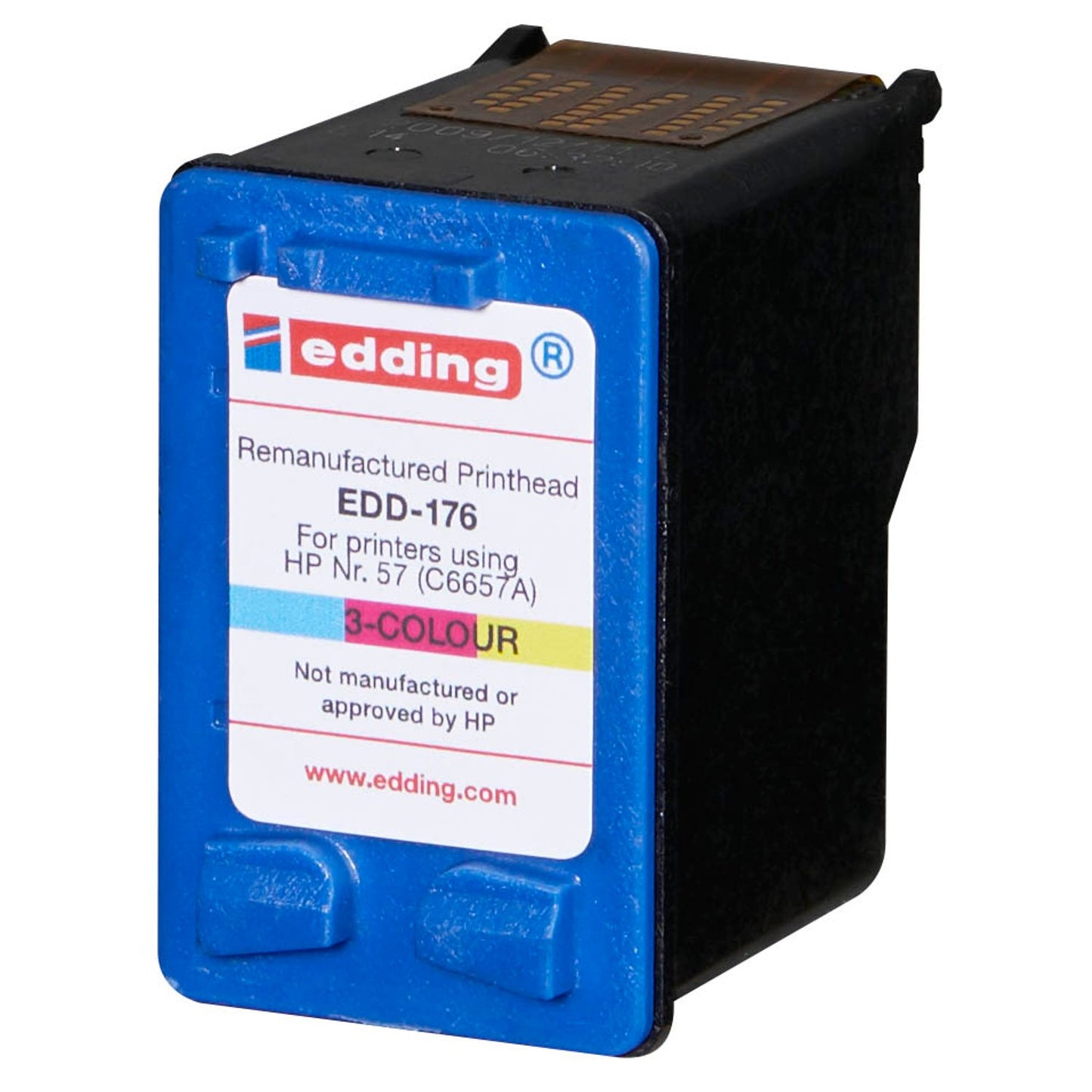 edding EDD-176 color Druckerpatrone kompatibel zu HP 57 (C6657AE) | 18-176