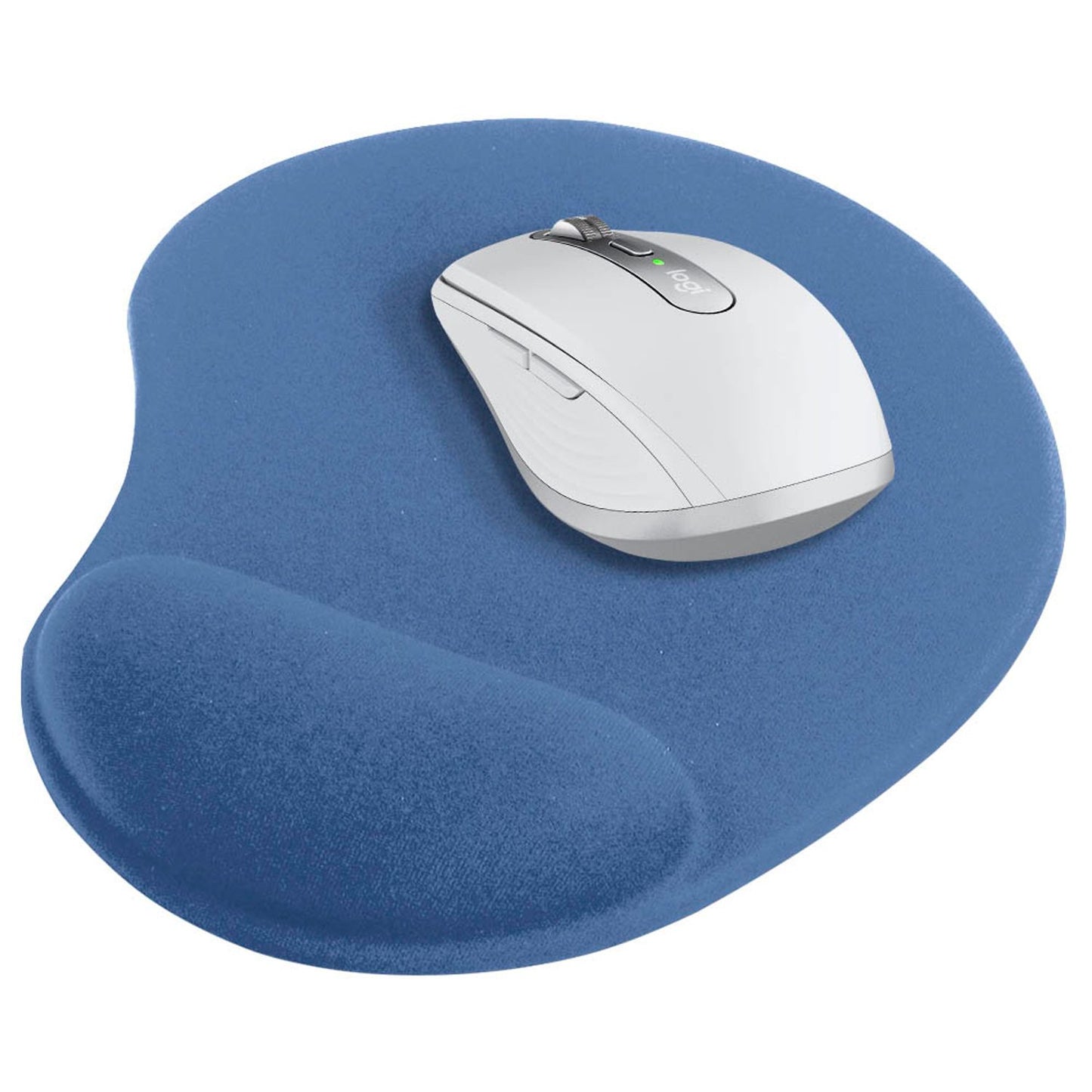 ednet Mousepad mit Handgelenkauflage blau | 64218