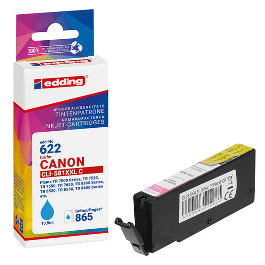 edding EDD-623 magenta Druckerpatrone kompatibel zu Canon CLI-581XXL M | 18-623