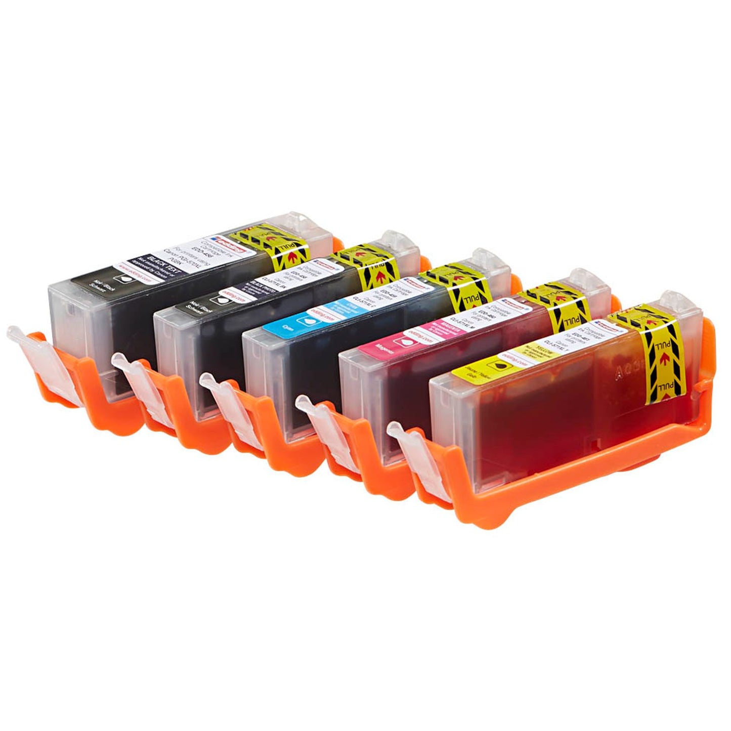 edding EDD-514 schwarz, cyan, magenta, gelb Druckerpatronen kompatibel zu Canon PGI-570XL/CLI-571XL BK/C/M/Y, 5er-Set | 18-514/18-514-01 | 1 Pack = 5 St.