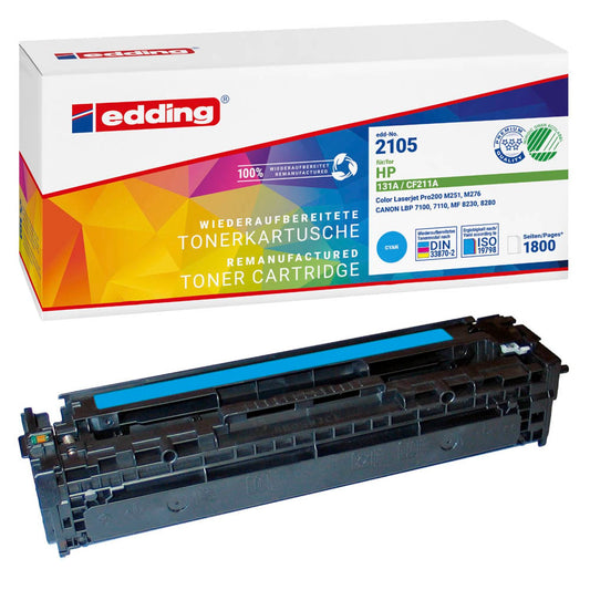 edding EDD-2105 cyan Toner kompatibel zu HP 131A (CF211A) | 18-2105