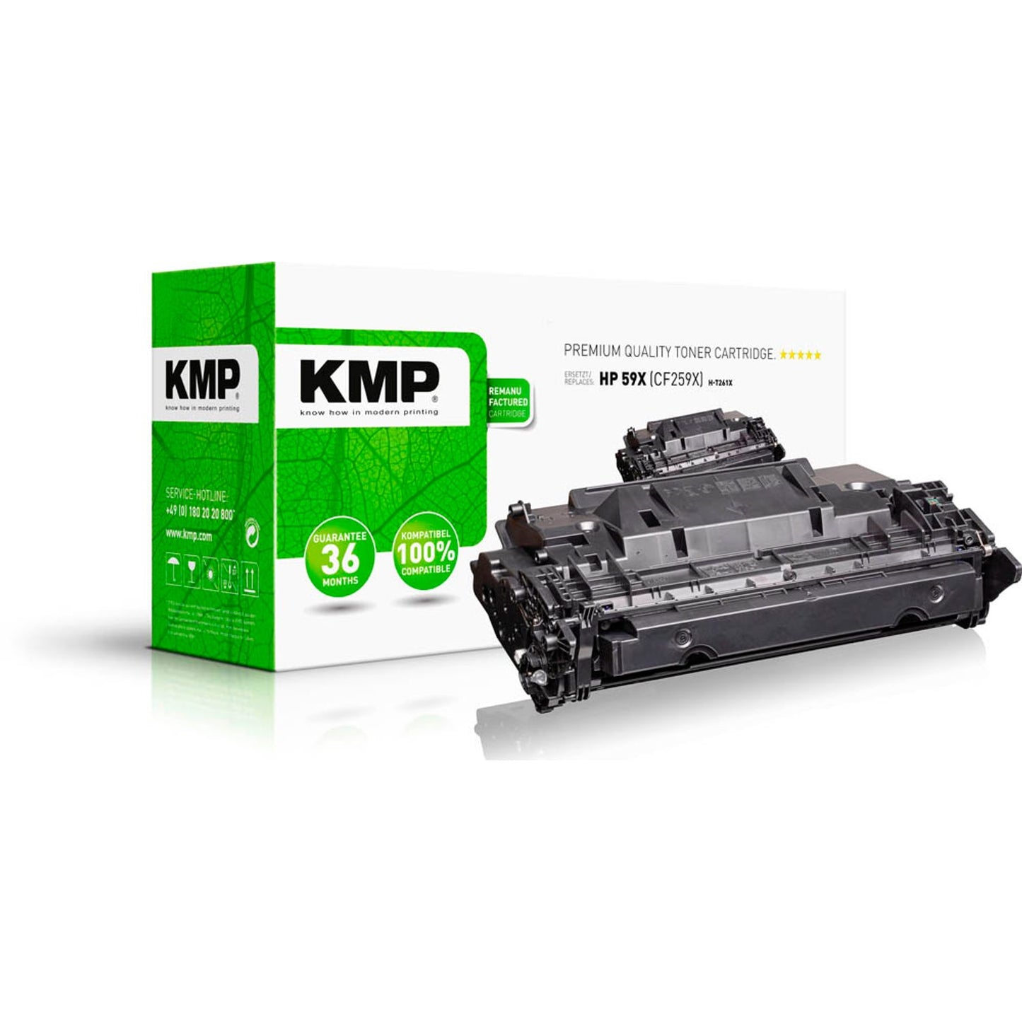 KMP H-T261X schwarz Toner kompatibel zu HP 59X (CF259X) | 2557,3000