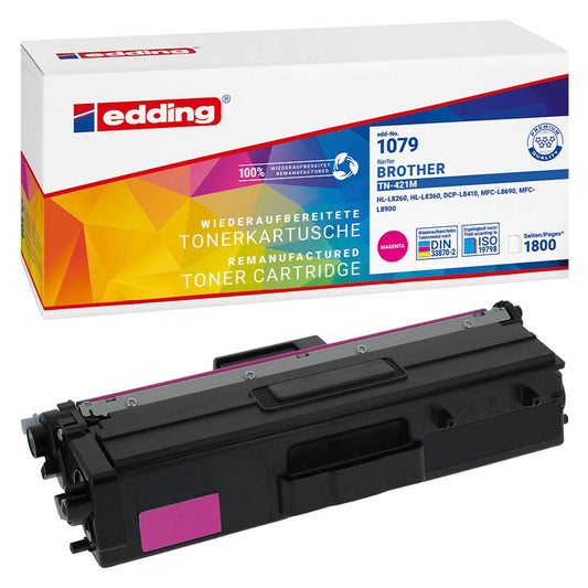 edding EDD-1079 magenta Toner kompatibel zu brother TN-421M | 18-1079