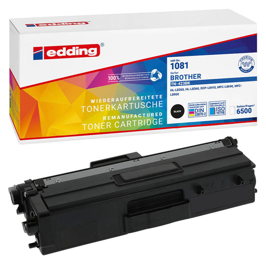 edding EDD-1081 schwarz Toner kompatibel zu brother TN-423BK | 18-1081