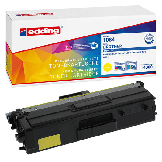 edding EDD-1084 gelb Toner kompatibel zu brother TN-423Y | 18-1084