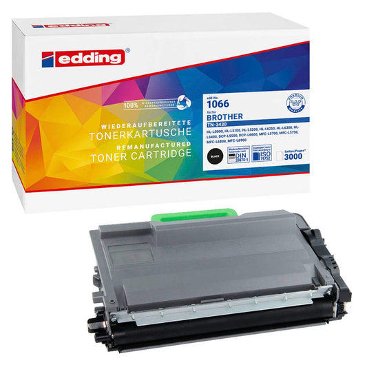 edding EDD-1066 schwarz Toner kompatibel zu brother TN-3430 | 18-1066