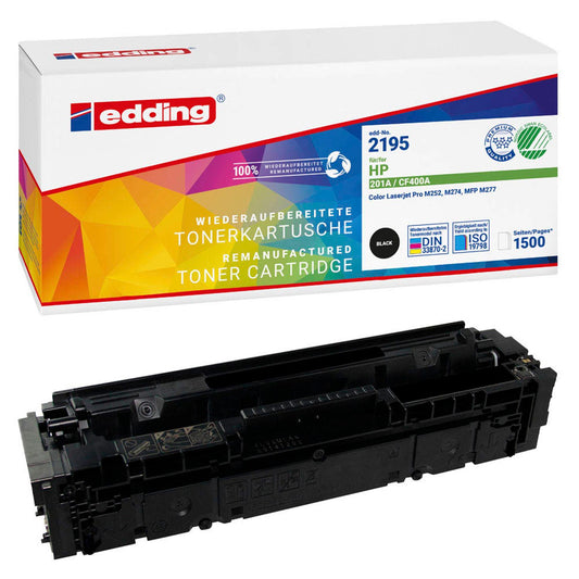 edding EDD-2195 schwarz Toner kompatibel zu HP 201A (CF400A) | 18-2195