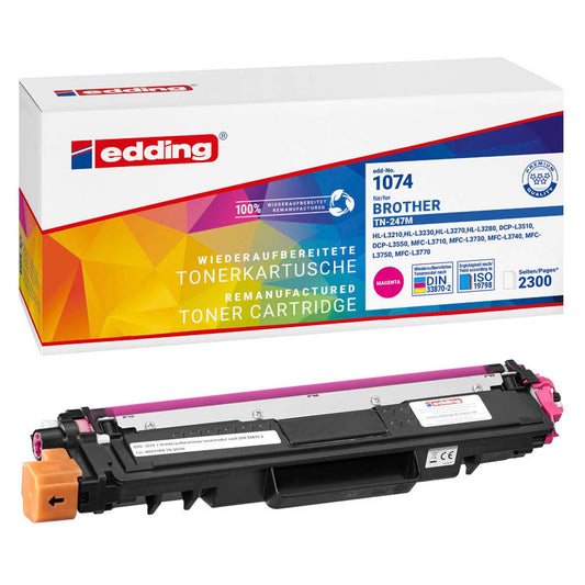edding EDD-1074 magenta Toner kompatibel zu brother TN-247M | 18-1074