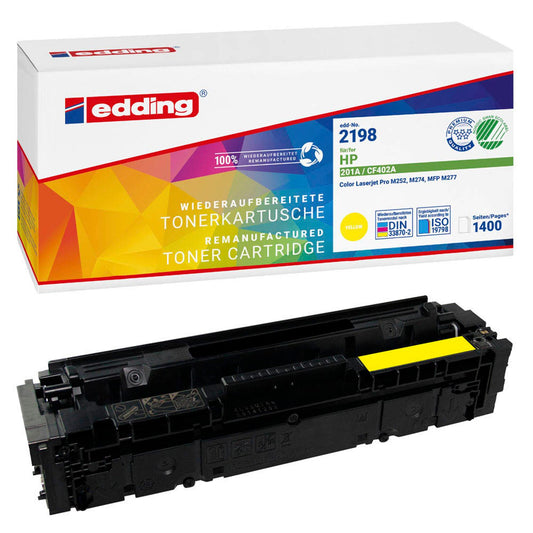 edding EDD-2198 gelb Toner kompatibel zu HP 201A (CF402A) | 18-2198