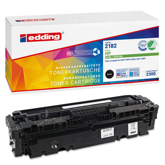 edding EDD-2182 schwarz Toner kompatibel zu HP 410A (CF410A) | 18-2182