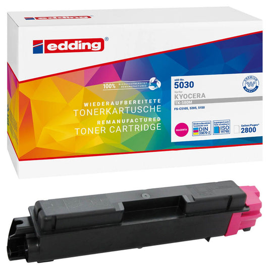 edding EDD-5030 magenta Toner kompatibel zu KYOCERA TK-580M | 18-5030