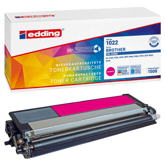 edding EDD-1022 magenta Toner kompatibel zu brother TN-320M | 18-1022