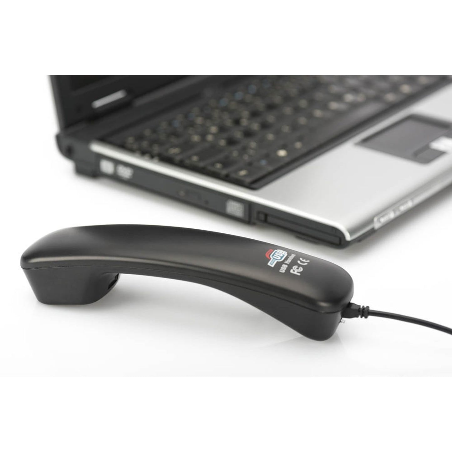 DIGITUS USB-Telefonhörer schwarz | DA-70772