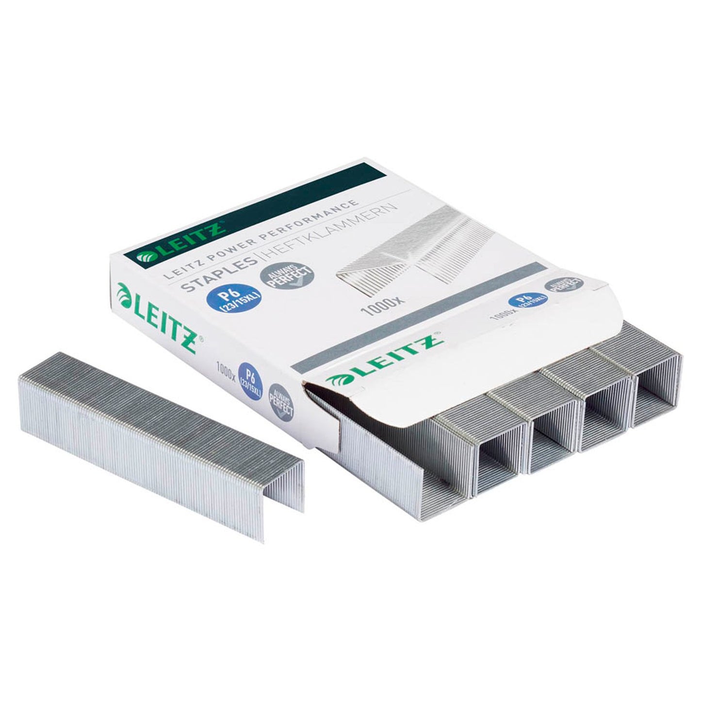 LEITZ Heftklammern 5579 23/15 XL | 55790000 | 1 Pack = 1.000 St.