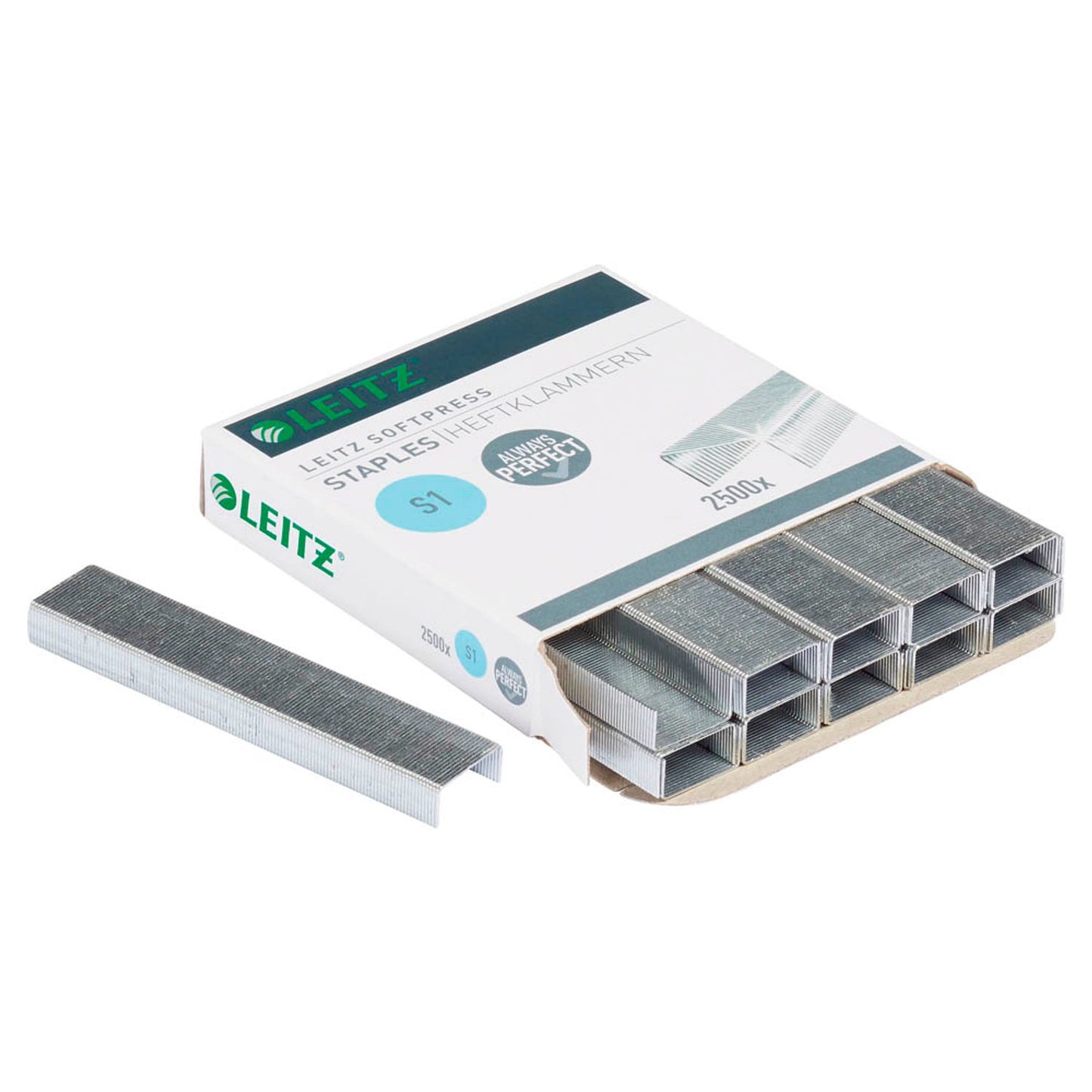 LEITZ Heftklammern 5497 S1 | 54970000 | 1 Pack = 2.500 St.
