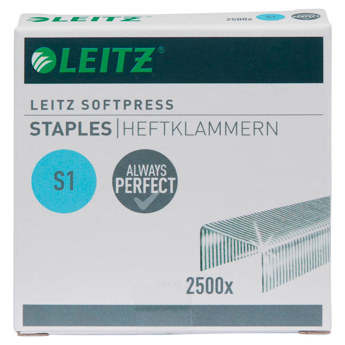 LEITZ Heftklammern 5497 S1 | 54970000 | 1 Pack = 2.500 St.
