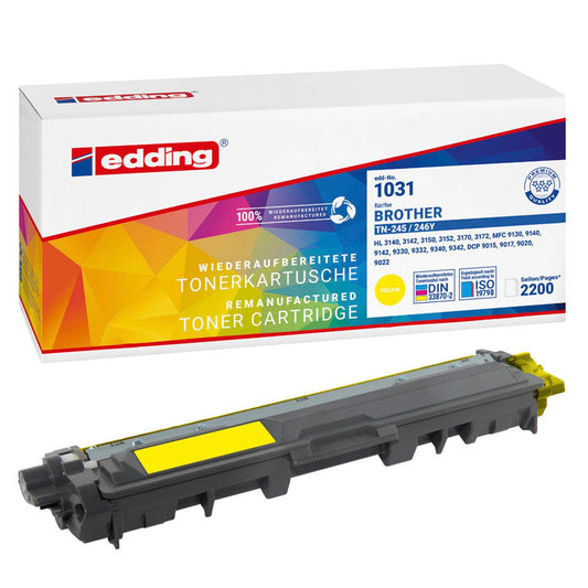 edding EDD-1031 gelb Toner kompatibel zu brother TN-245/TN-246Y | 18-1031