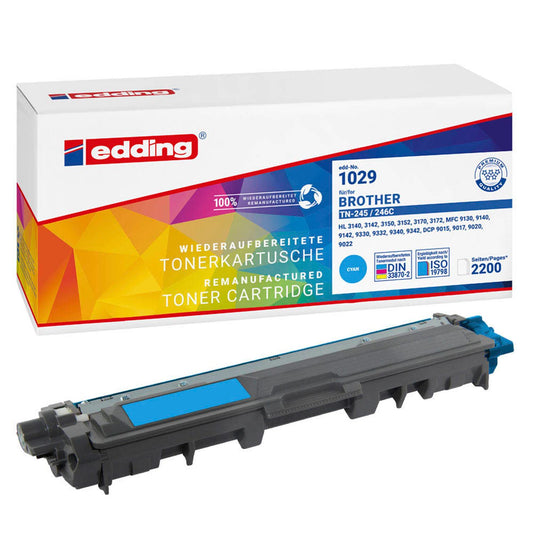 edding EDD-1029 cyan Toner kompatibel zu brother TN-245/TN-246C | 18-1029