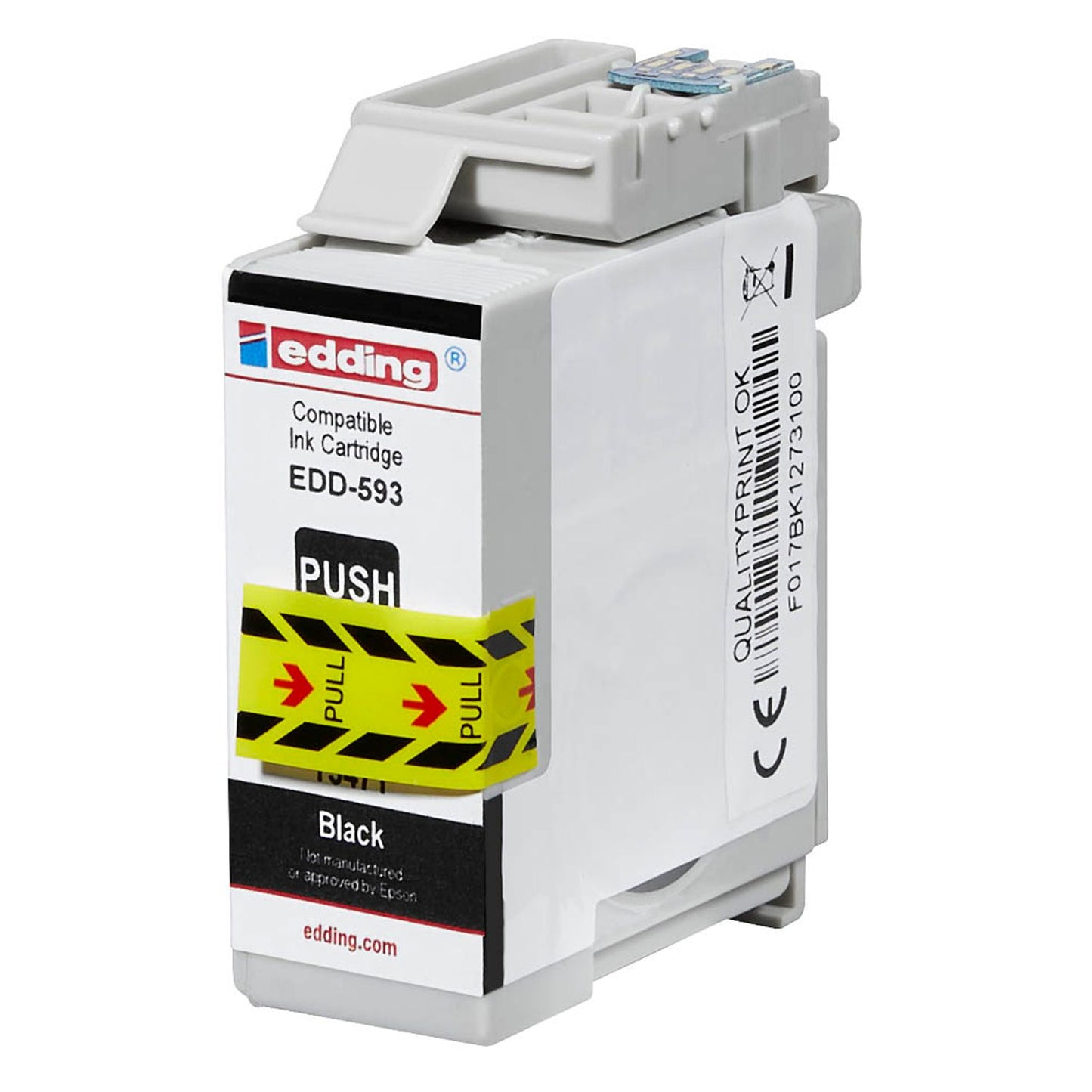 edding EDD-593 schwarz Druckerpatrone kompatibel zu EPSON 34XL / T3471XL | 18-593/18-593-01